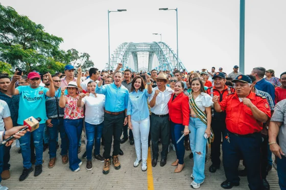 El repotenciado puente de Balzar vuelve a unir a Guayas y Manabí