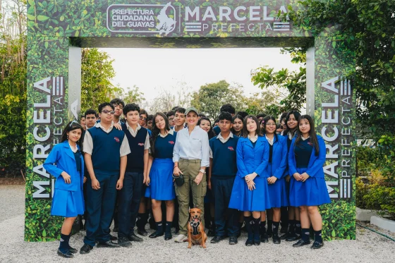 Prefecta Marcela Aguiñaga oficializó la reapertura del Vivero Provincial del Guayas, un espacio público para conocer iniciativas ambientales