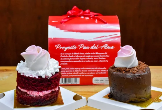 Sale a la venta una edición limitada de postres por San Valentín, en apoyo al trabajo de emprendedoras de Monte Sinaí, que forman parte del Sistema de Cuidado de la Prefectura del Guayas