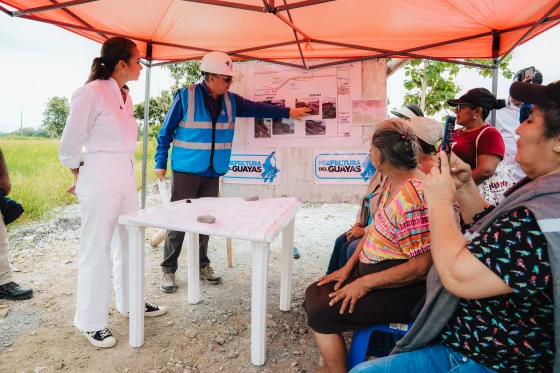 En Daule, infraestructura obsoleta del Sistema de Riego con altos costos de operación para agricultores, será reemplazada con obra que ejecuta la Prefectura del Guayas