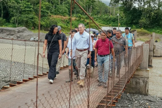 Más de 5.000 habitantes protegidos en El Triunfo con intervención de la Prefectura del Guayas en el río Dos Bocas