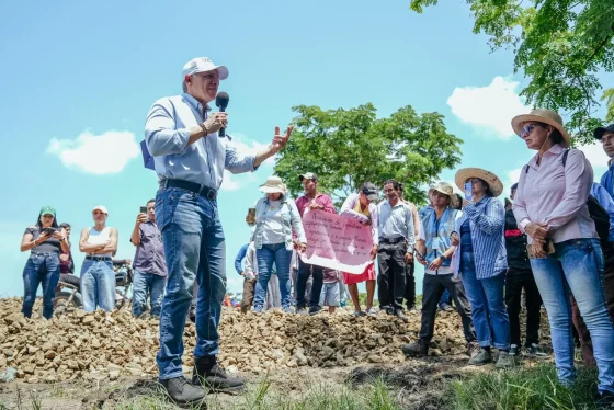 Más de 50 años de espera se atienden en Palestina: avanza la reconformación vial del primer tramo de 7,8 km en el recinto Los Amarillos