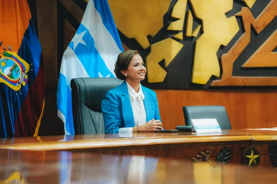 Marcela Aguiñaga en acto deliberativo de rendición de cuentas: “Gracias, por tanto, Guayas… Ha sido el honor más grande de mi vida ser su prefecta”